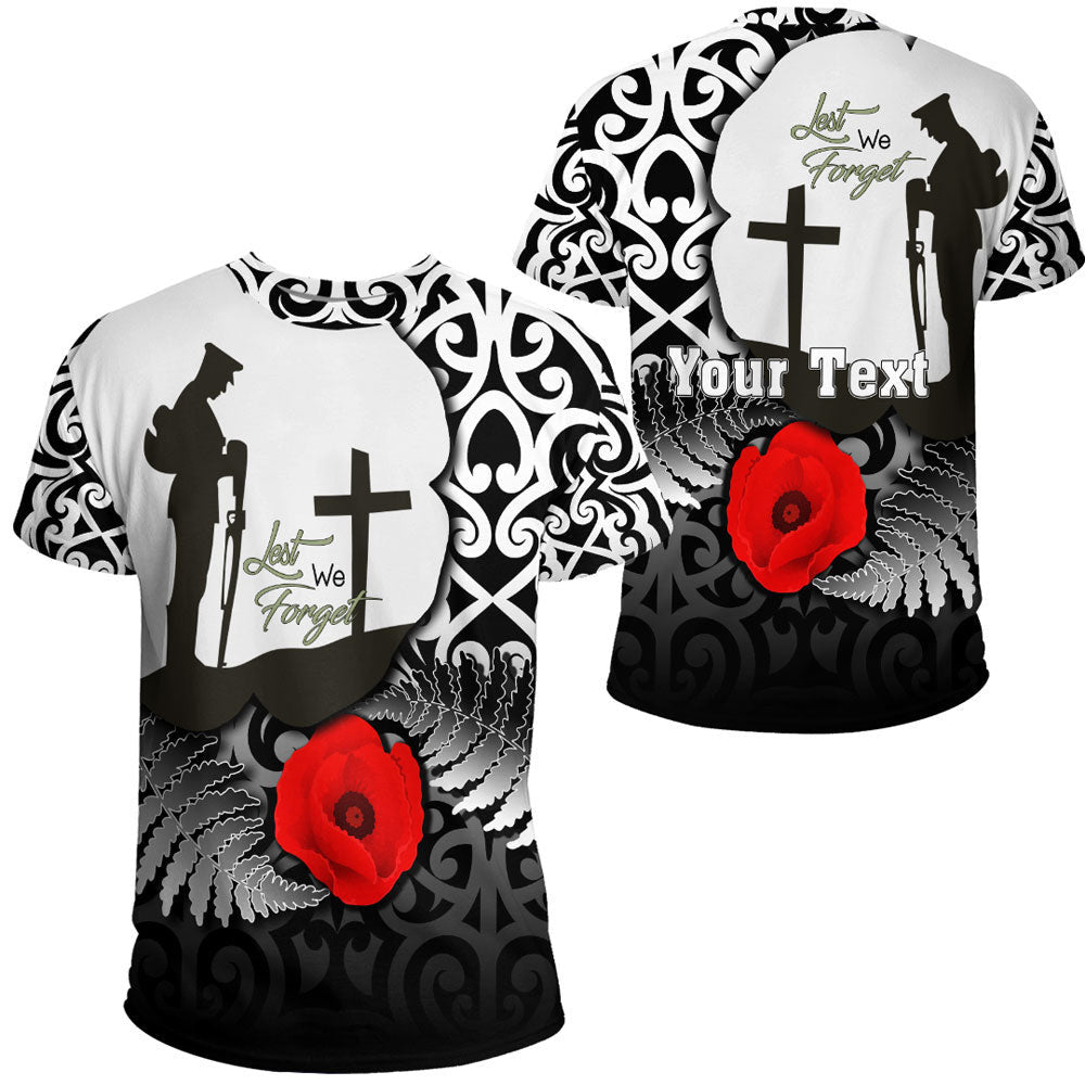 Vibe Hoodie Clothing - (Custom) ANZAC Day Poppy Remembrance T shirt - Vibe Hoodie Shop