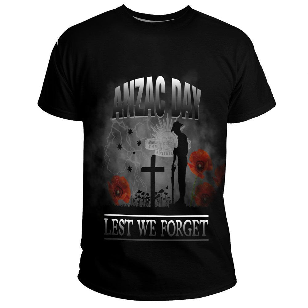 Vibe Hoodie Clothing - ANZAC Day Remember Australia and New Zealand T shirt - Vibe Hoodie Shop