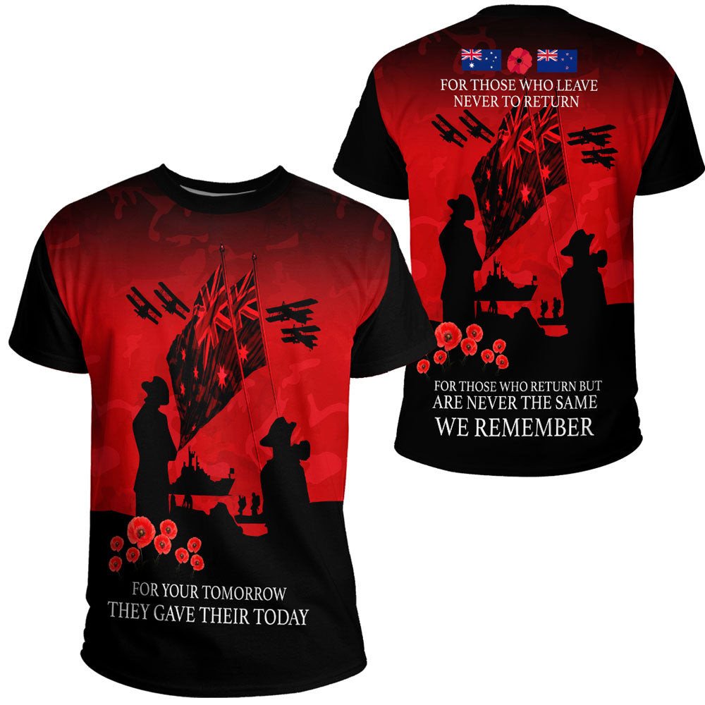 Vibe Hoodie Clothing - ANZAC Day For Those Who Leave Never To Ruturn T shirt - Vibe Hoodie Shop