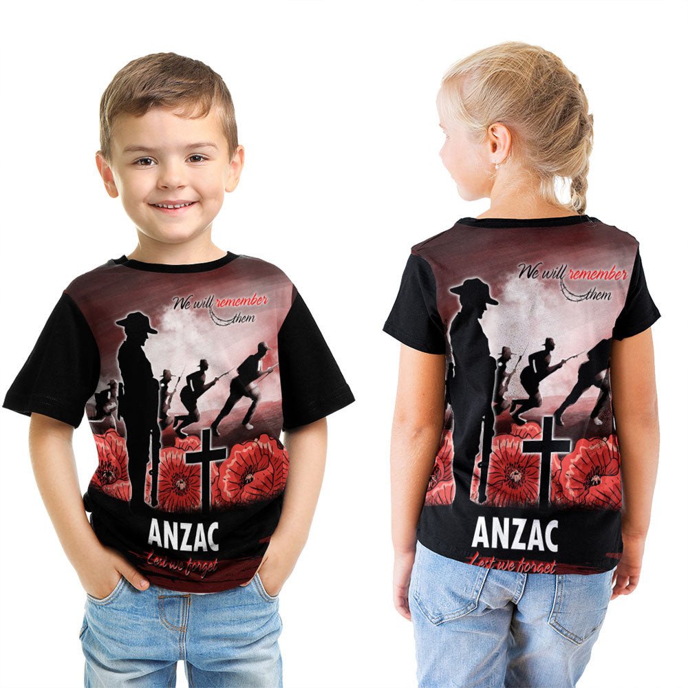 Vibe Hoodie Clothing - ANZAC Day We Will Remember Them Special Version T shirt - Vibe Hoodie Shop