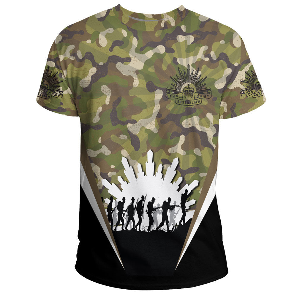 Vibe Hoodie Clothing - ANZAC Day Their Name Liveth For Evermore T shirt - Vibe Hoodie Shop