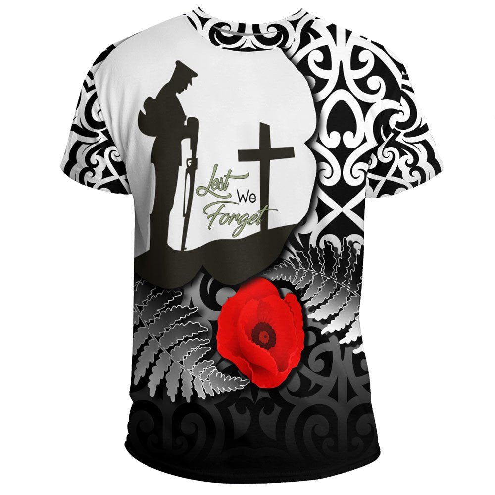 Vibe Hoodie Clothing - ANZAC Day Poppy Remembrance T shirt - Vibe Hoodie Shop