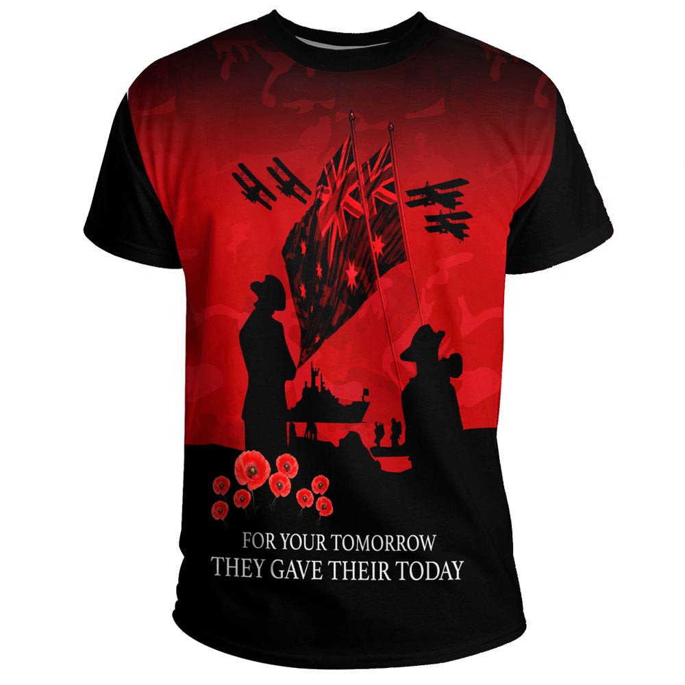 Vibe Hoodie Clothing - ANZAC Day For Those Who Leave Never To Ruturn T shirt - Vibe Hoodie Shop