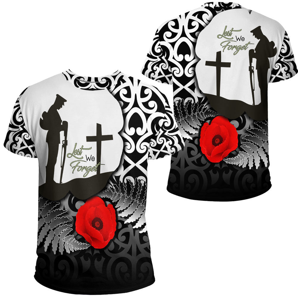 Vibe Hoodie Clothing - ANZAC Day Poppy Remembrance T shirt - Vibe Hoodie Shop
