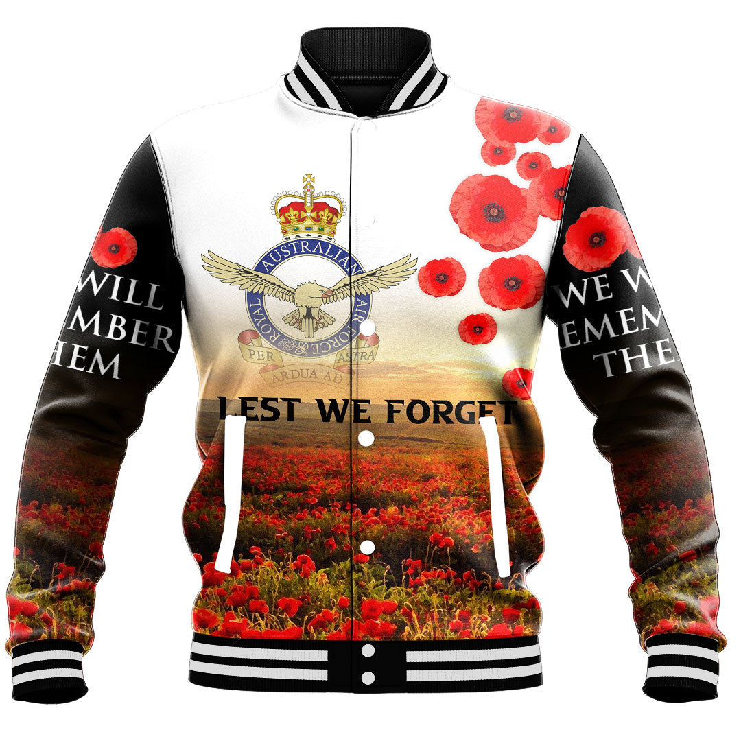 Vibe Hoodie Clothing - ANZAC Day Australian Air Force Baseball Jacket - Vibe Hoodie Shop