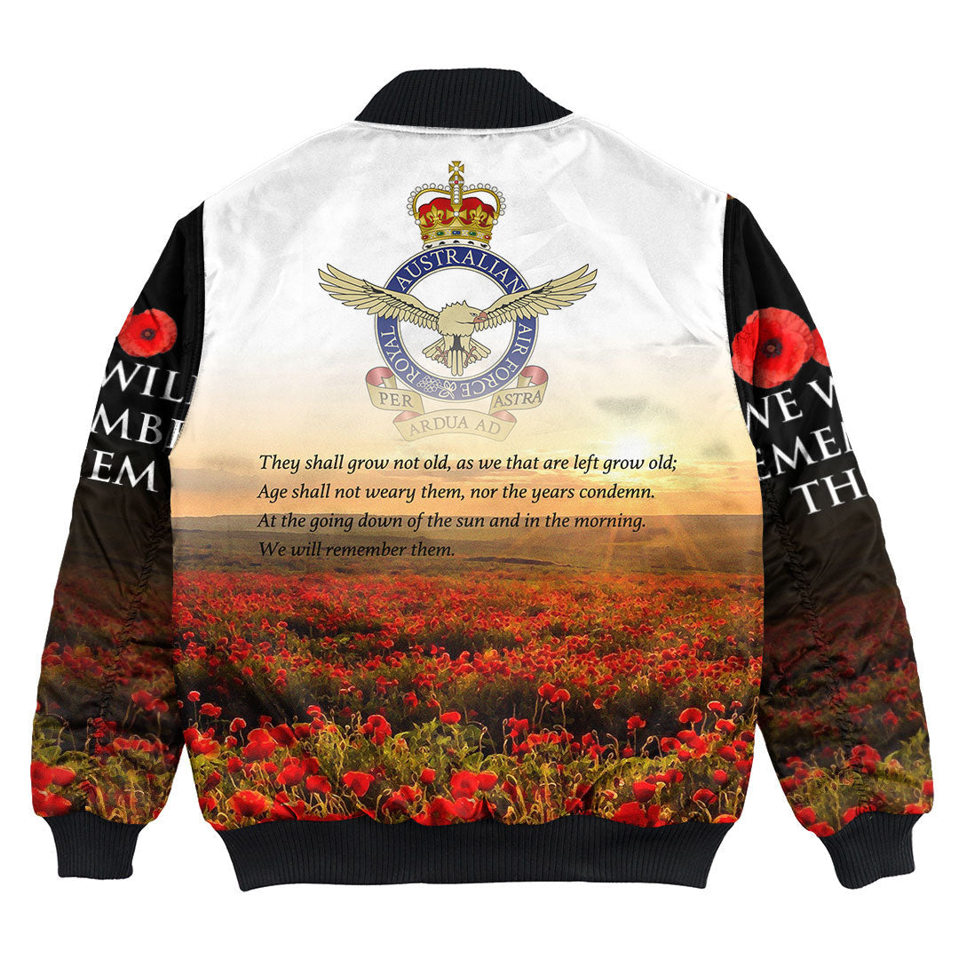 Vibe Hoodie Clothing - ANZAC Day Australian Air Force Bomber Jacket - Vibe Hoodie Shop