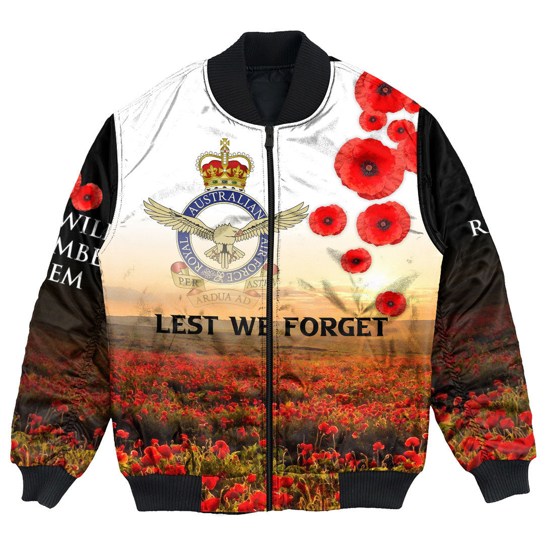 Vibe Hoodie Clothing - ANZAC Day Australian Air Force Bomber Jacket - Vibe Hoodie Shop