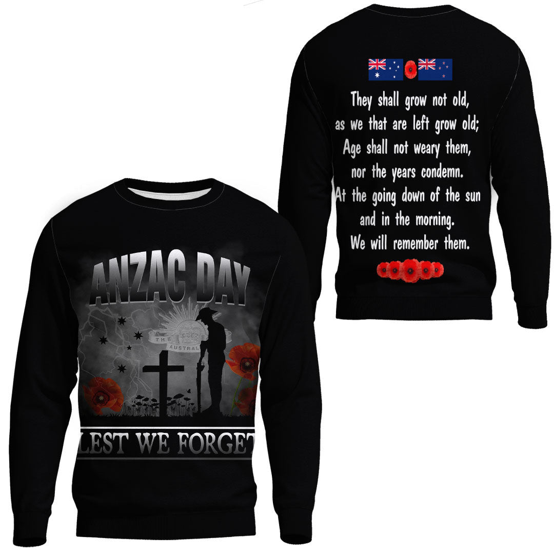 Vibe Hoodie Clothing - ANZAC Day Remember Australia and New Zealand.Sweatshirt - Vibe Hoodie Shop