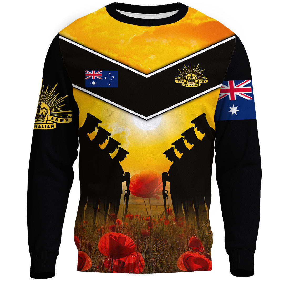 Vibe Hoodie Clothing - Australia Standing Guard ANZAC Day.Sweatshirt - Vibe Hoodie Shop