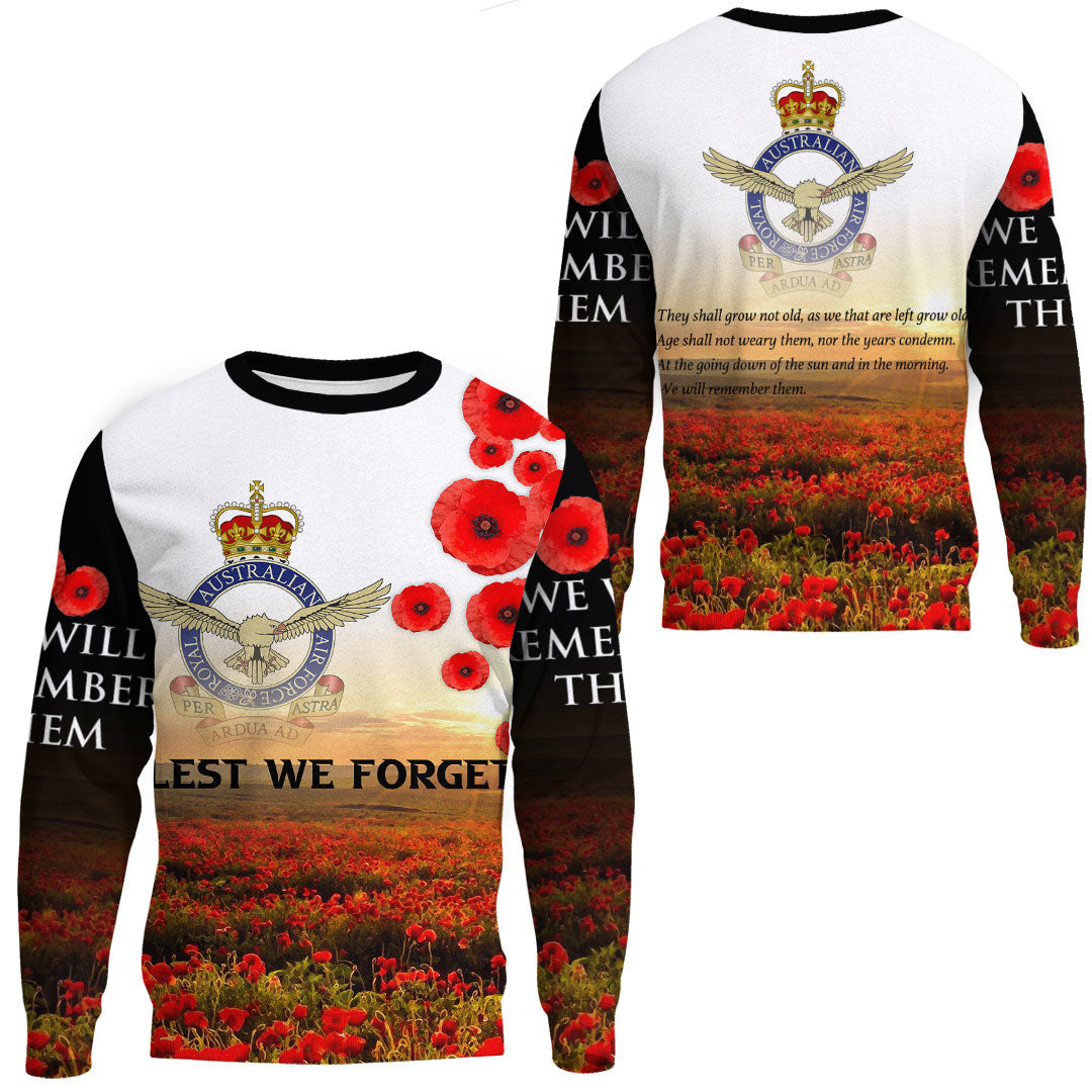 Vibe Hoodie Clothing - ANZAC Day Australian Air Force.Sweatshirt - Vibe Hoodie Shop