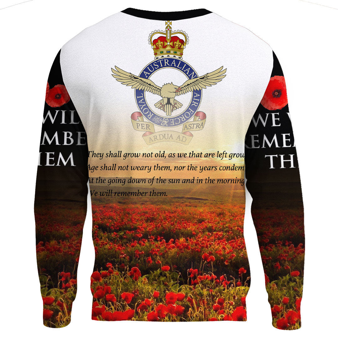 Vibe Hoodie Clothing - ANZAC Day Australian Air Force.Sweatshirt - Vibe Hoodie Shop