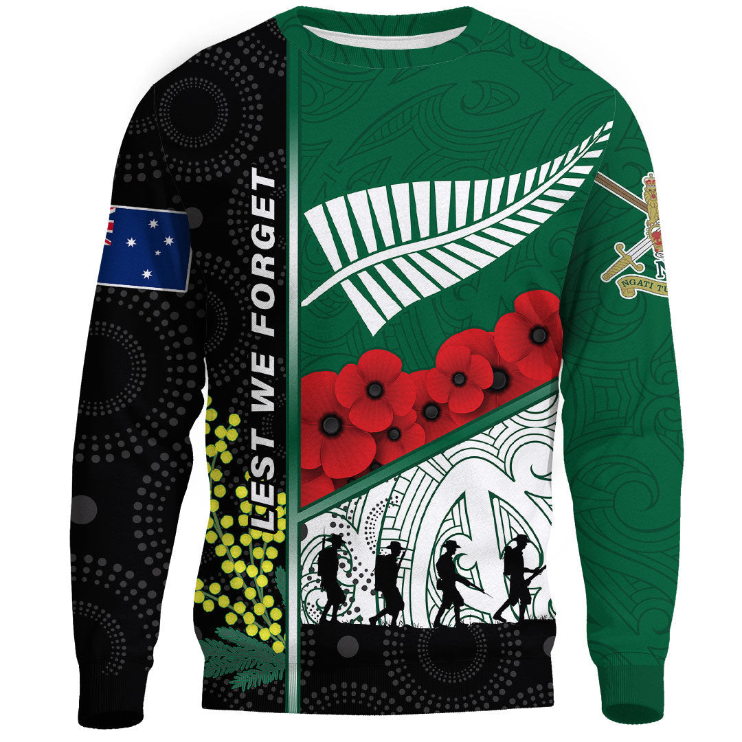 Vibe Hoodie Clothing - (Custom) Australia Indigenous and New Zealand Maori ANZAC.Sweatshirt - Vibe Hoodie Shop