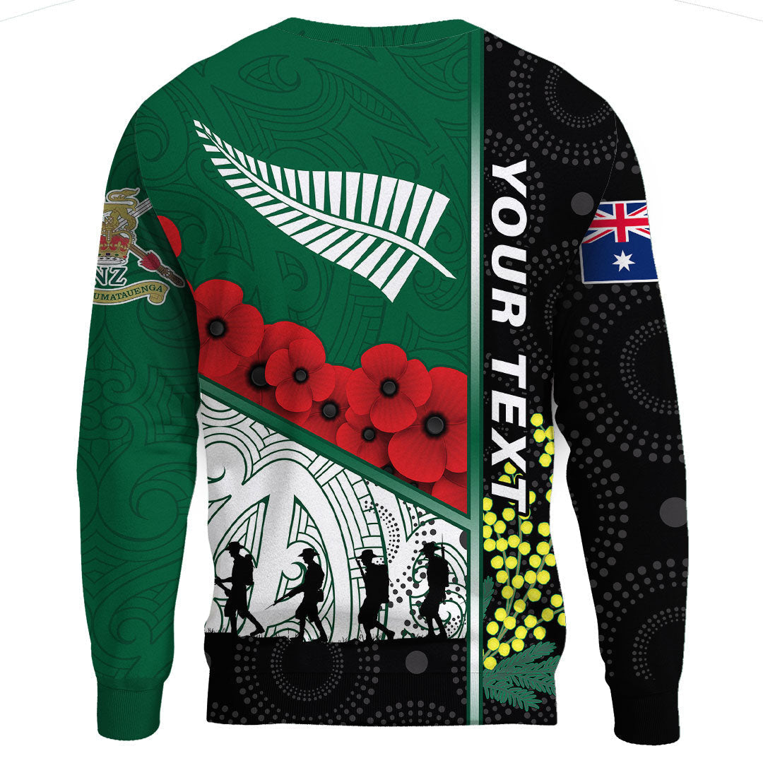 Vibe Hoodie Clothing - (Custom) Australia Indigenous and New Zealand Maori ANZAC.Sweatshirt - Vibe Hoodie Shop