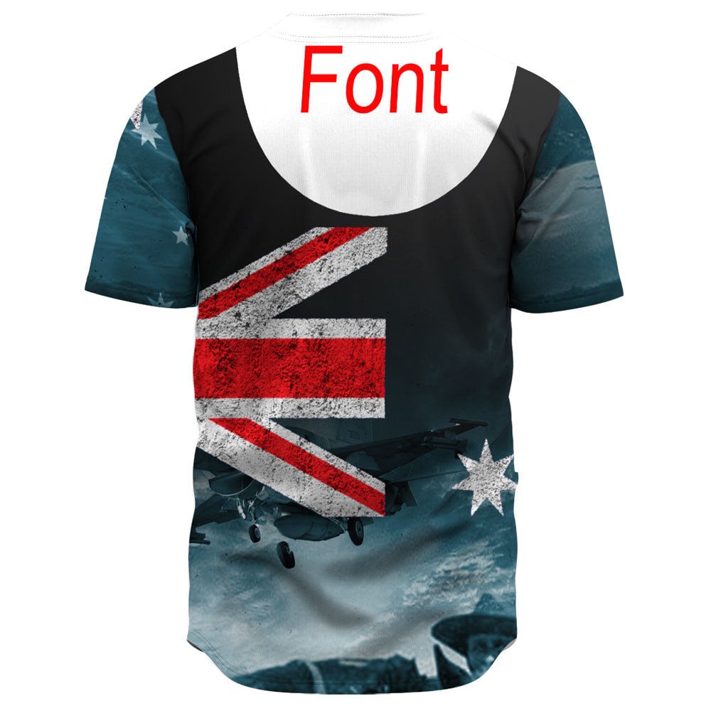 VibeHoodie Clothing - Australia ANZAC Day Soldier Remembrance Baseball Jersey LT10 - Vibe Hoodie Shop