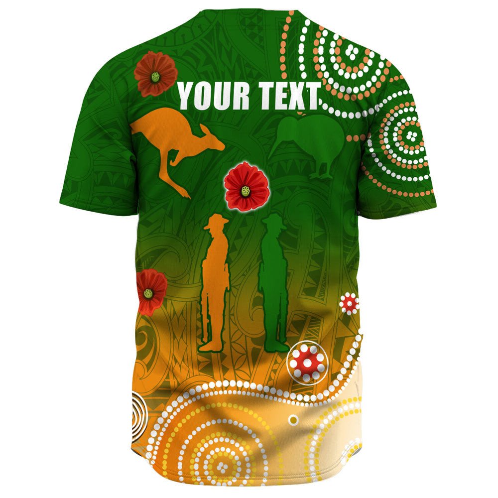 VibeHoodie Clothing - (Custom) ANZAC New Zealand Maori - Australia Indigenous Baseball Jersey LT10 - Vibe Hoodie Shop