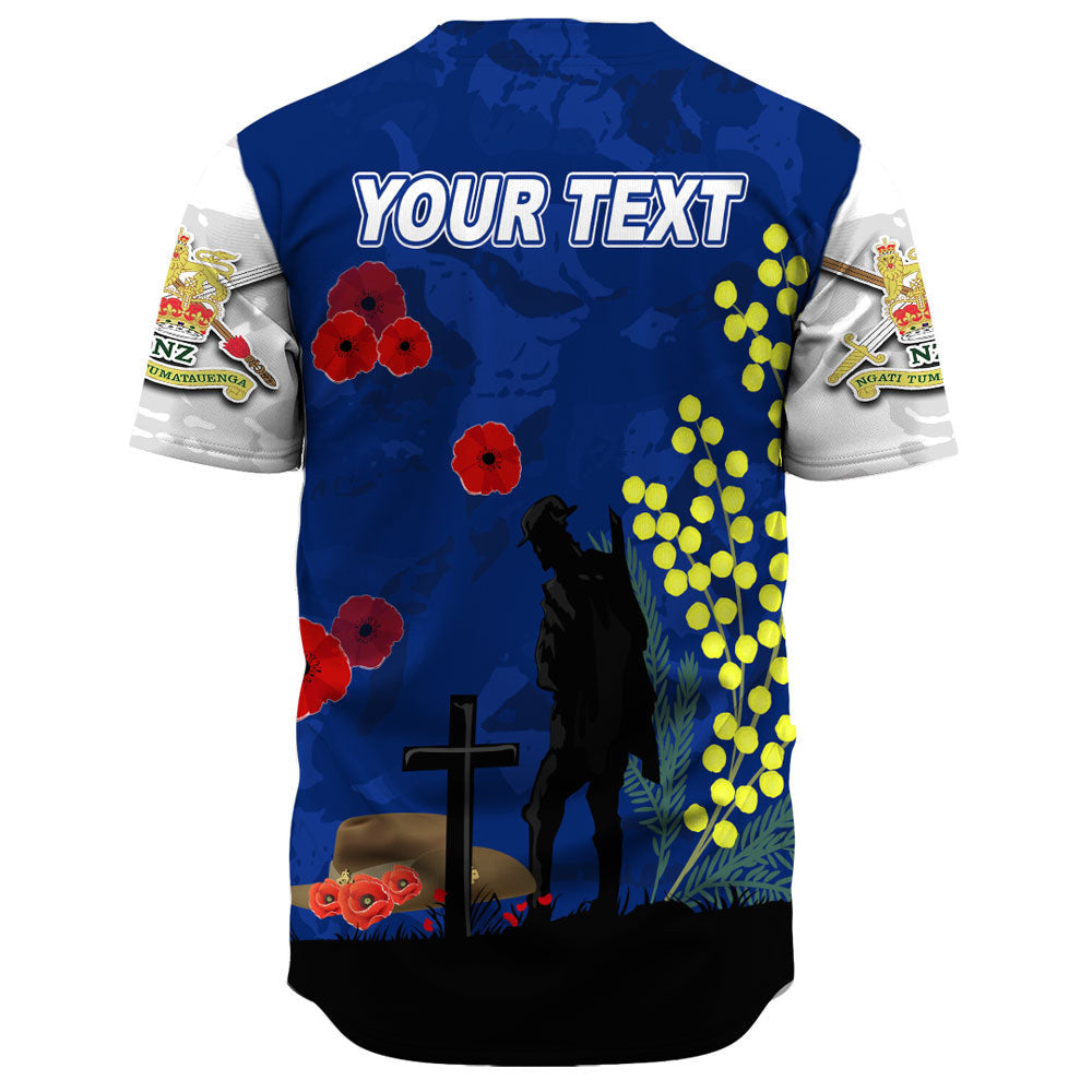 VibeHoodie Clothing - (Custom) Australia ANZAC Lest We Forget 2022 Baseball Jersey LT10 - Vibe Hoodie Shop