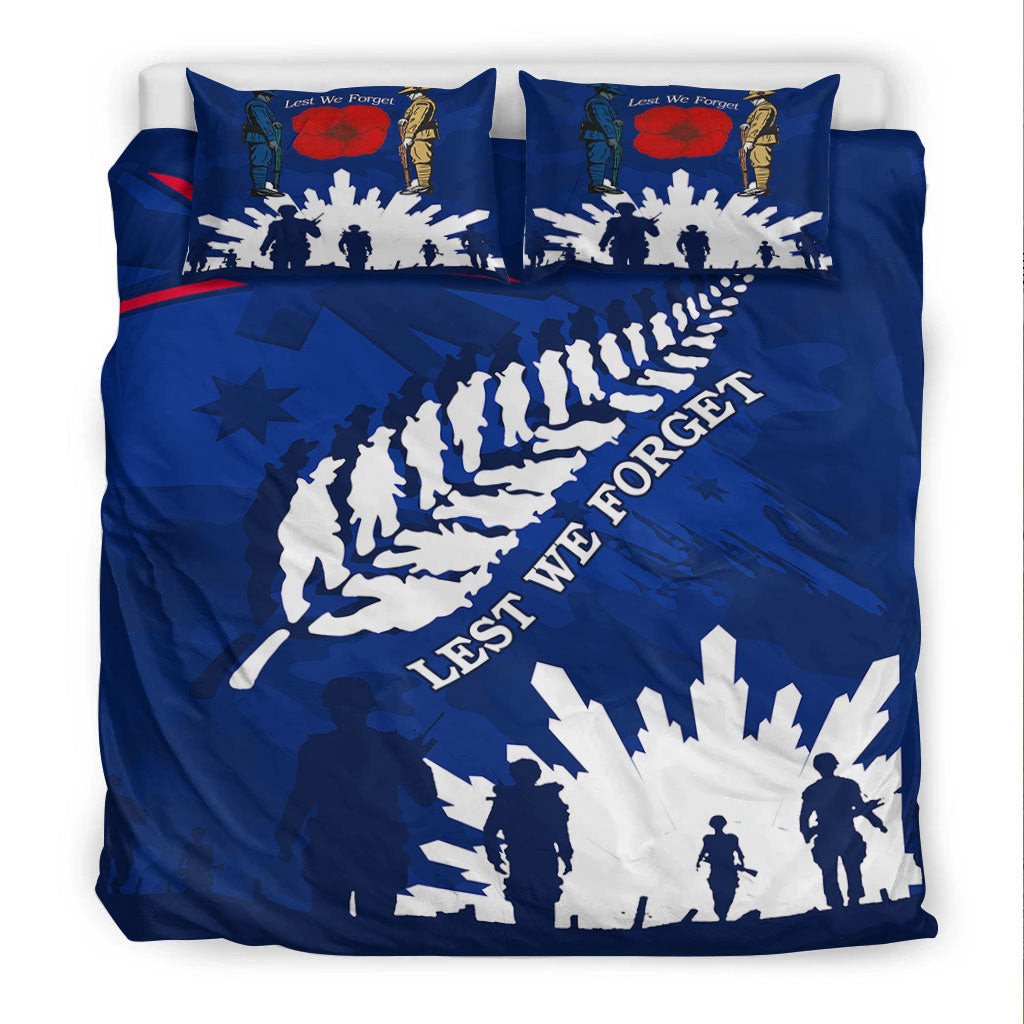 VibeHoodie Bedding Set - Australia ANZAC Camouflage Mix Fern Bedding Set LT10 - Vibe Hoodie Shop