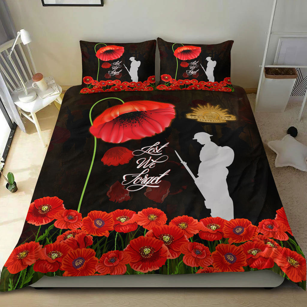VibeHoodie Bedding Set - Lest We Forget The Army Australia Bedding Set LT10 - Vibe Hoodie Shop