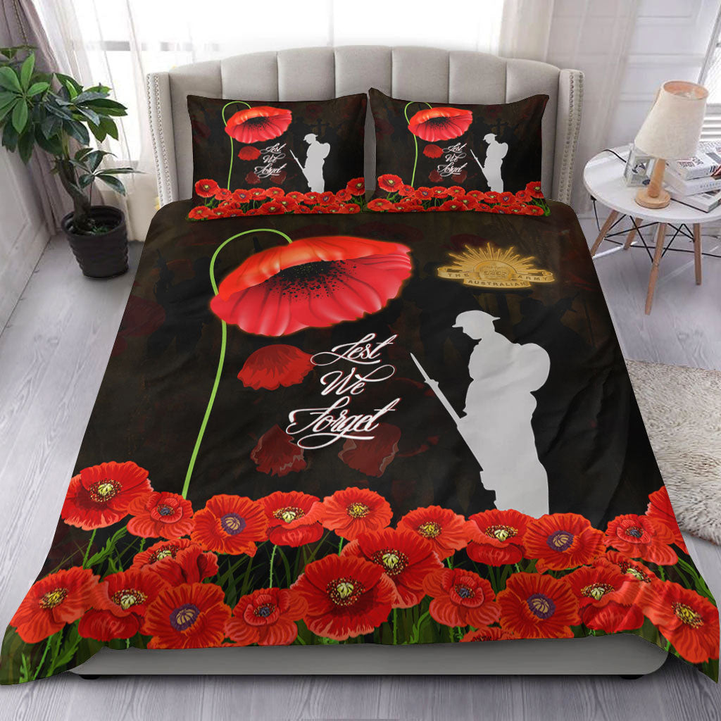 VibeHoodie Bedding Set - Lest We Forget The Army Australia Bedding Set LT10 - Vibe Hoodie Shop