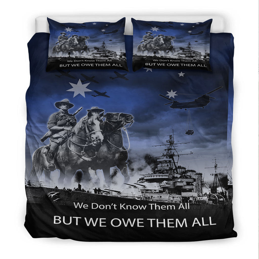 VibeHoodie Bedding Set - ANZAC Day Australia Light Horse Bedding Set LT10 - Vibe Hoodie Shop