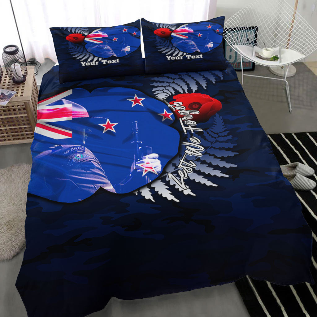 VibeHoodie Bedding Set - (Custom) New Zealand ANZAC Day Poppy Bedding Set LT10 - Vibe Hoodie Shop