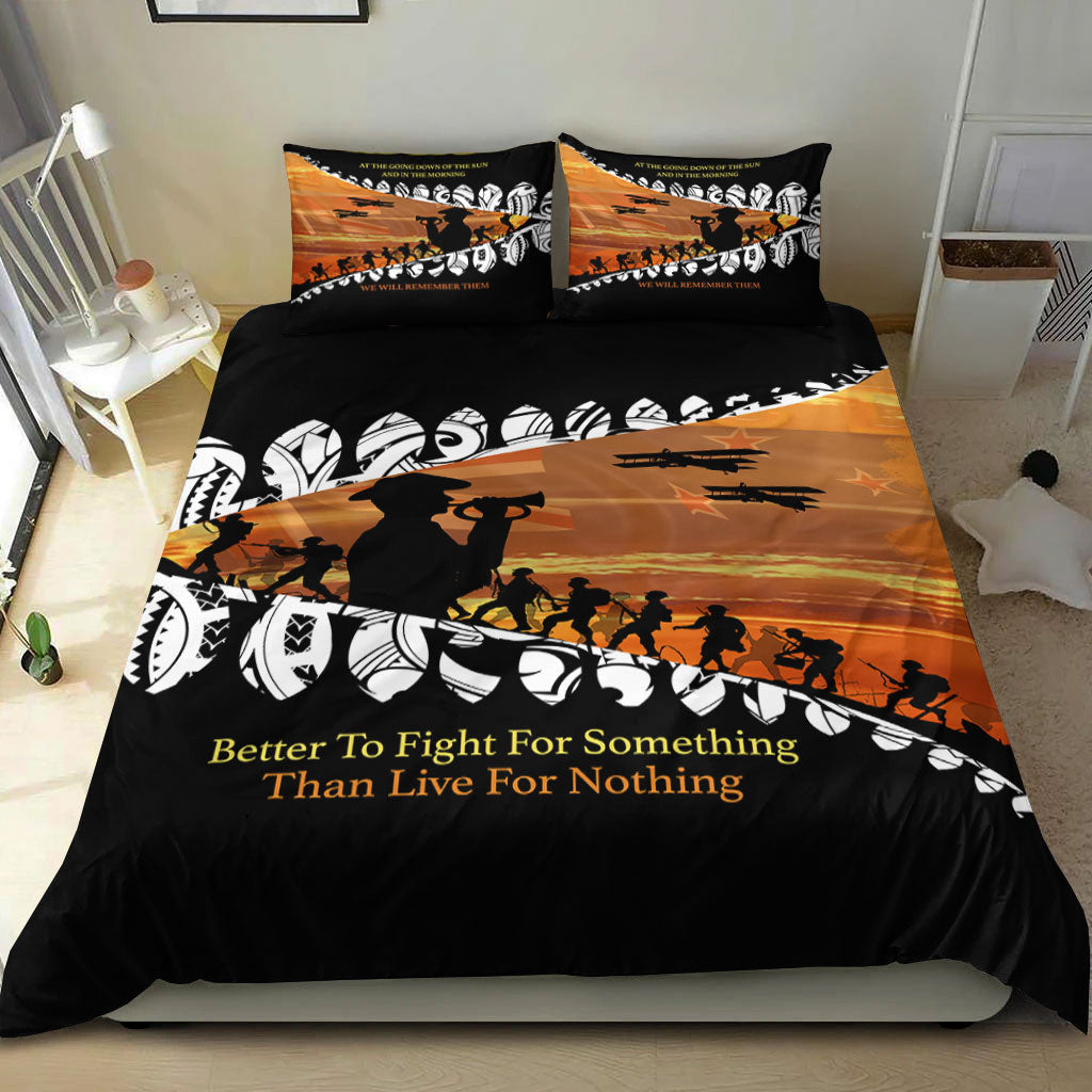 VibeHoodie Bedding Set - New Zealand ANZAC Day We Will Remember Them Bedding Set LT10 - Vibe Hoodie Shop