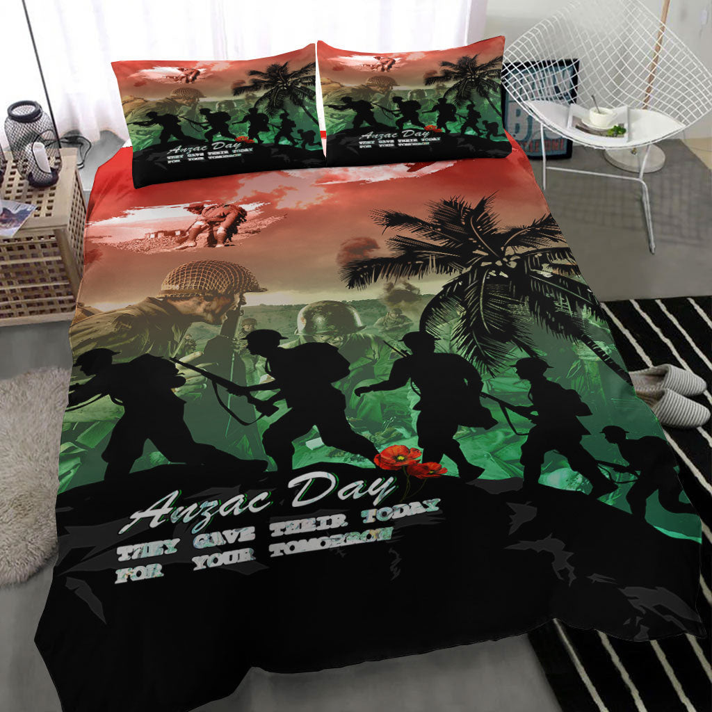 VibeHoodie Bedding Set - They Gave Their Today For Your Tomorrow Bedding Set LT10 - Vibe Hoodie Shop