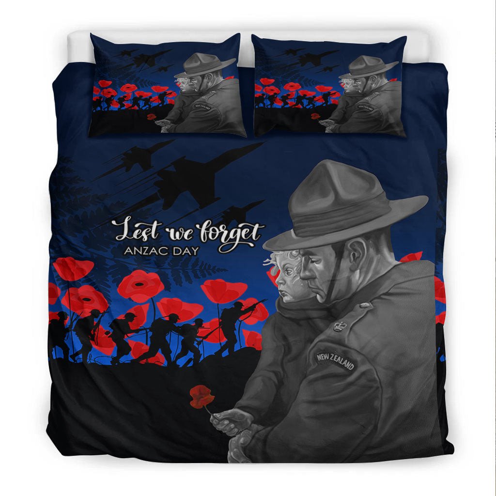 VibeHoodie Bedding Set - New Zealand Remembrance Bedding Set LT10 - Vibe Hoodie Shop