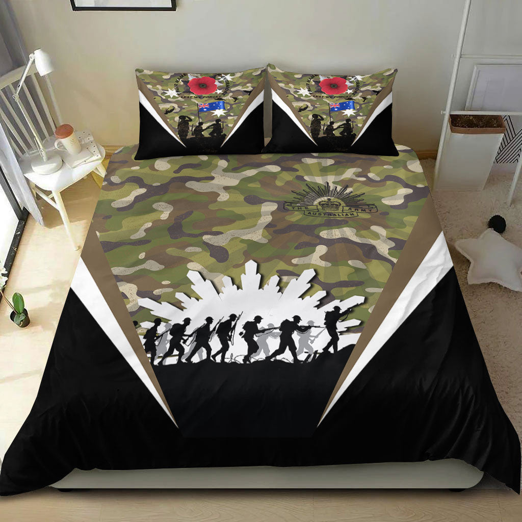 VibeHoodie Bedding Set - ANZAC Day Their Name Liveth For Evermore Bedding Set LT10 - Vibe Hoodie Shop