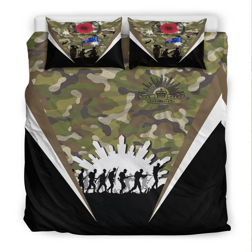 VibeHoodie Bedding Set - ANZAC Day Their Name Liveth For Evermore Bedding Set LT10 - Vibe Hoodie Shop