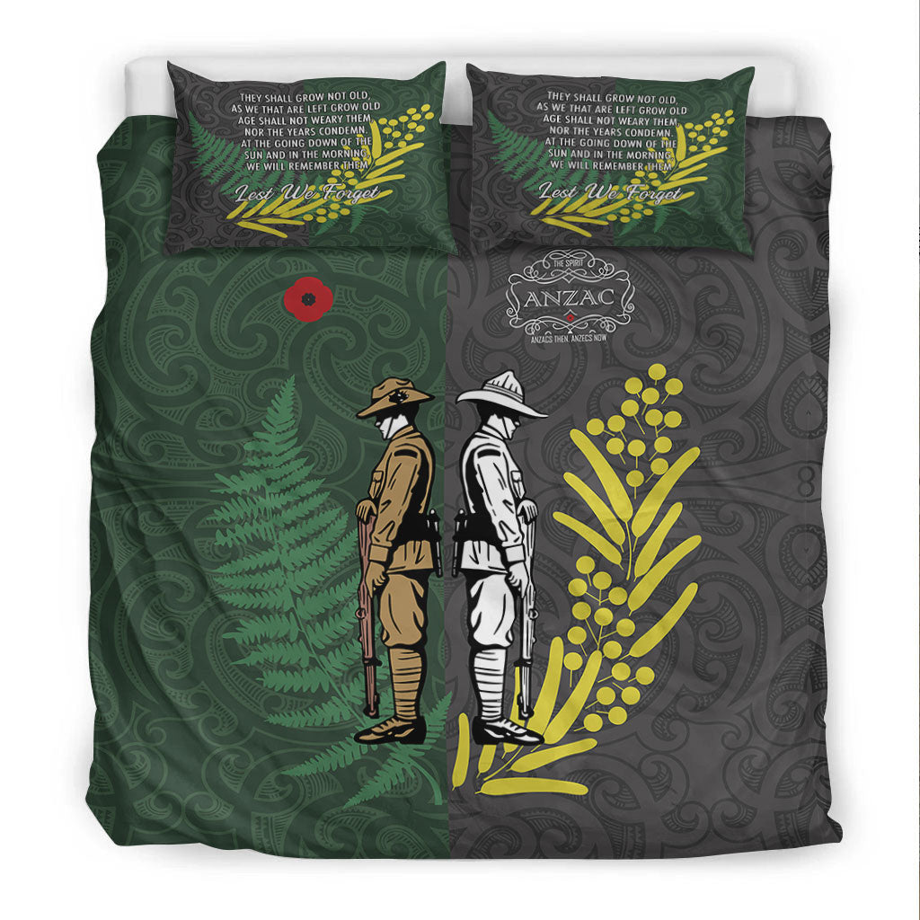 VibeHoodie Bedding Set - ANZAC Spirit Lest We Forget Bedding Set LT10 - Vibe Hoodie Shop