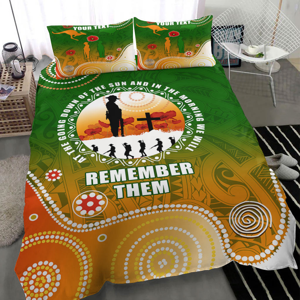 VibeHoodie Bedding Set - (Custom) ANZAC New Zealand Maori - Australia Indigenous Bedding Set LT10 - Vibe Hoodie Shop