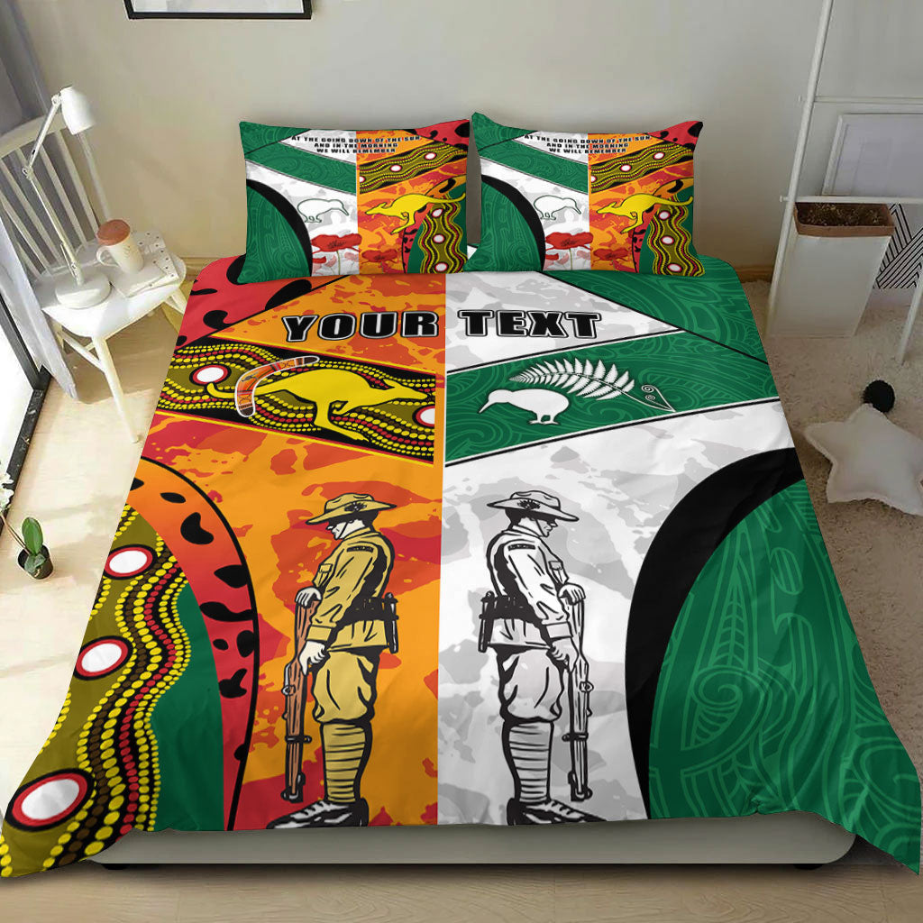 VibeHoodie Bedding Set - (Custom) ANZAC Day Australia - New Zealand Mix Bedding Set LT10 - Vibe Hoodie Shop