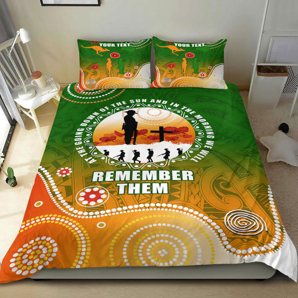 VibeHoodie Bedding Set - (Custom) ANZAC New Zealand Maori - Australia Indigenous Bedding Set LT10 - Vibe Hoodie Shop