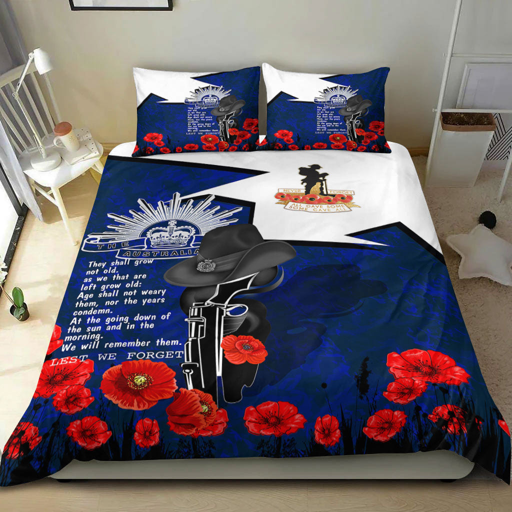 VibeHoodie Bedding Set - ANZAC Day Lest We Forget Special Bedding Set LT10 - Vibe Hoodie Shop
