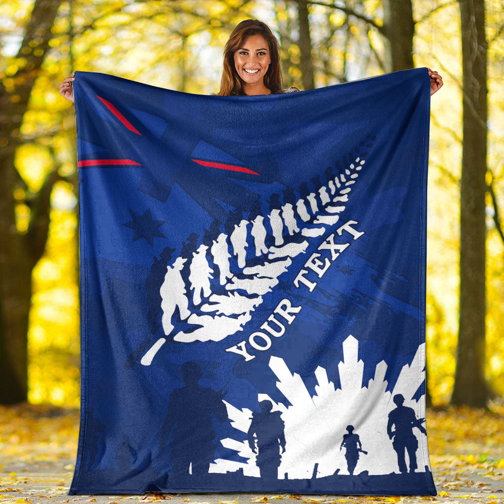 VibeHoodie Blanket - (Custom) Australia ANZAC Camouflage Mix Fern Premium Blanket LT10 - Vibe Hoodie Shop