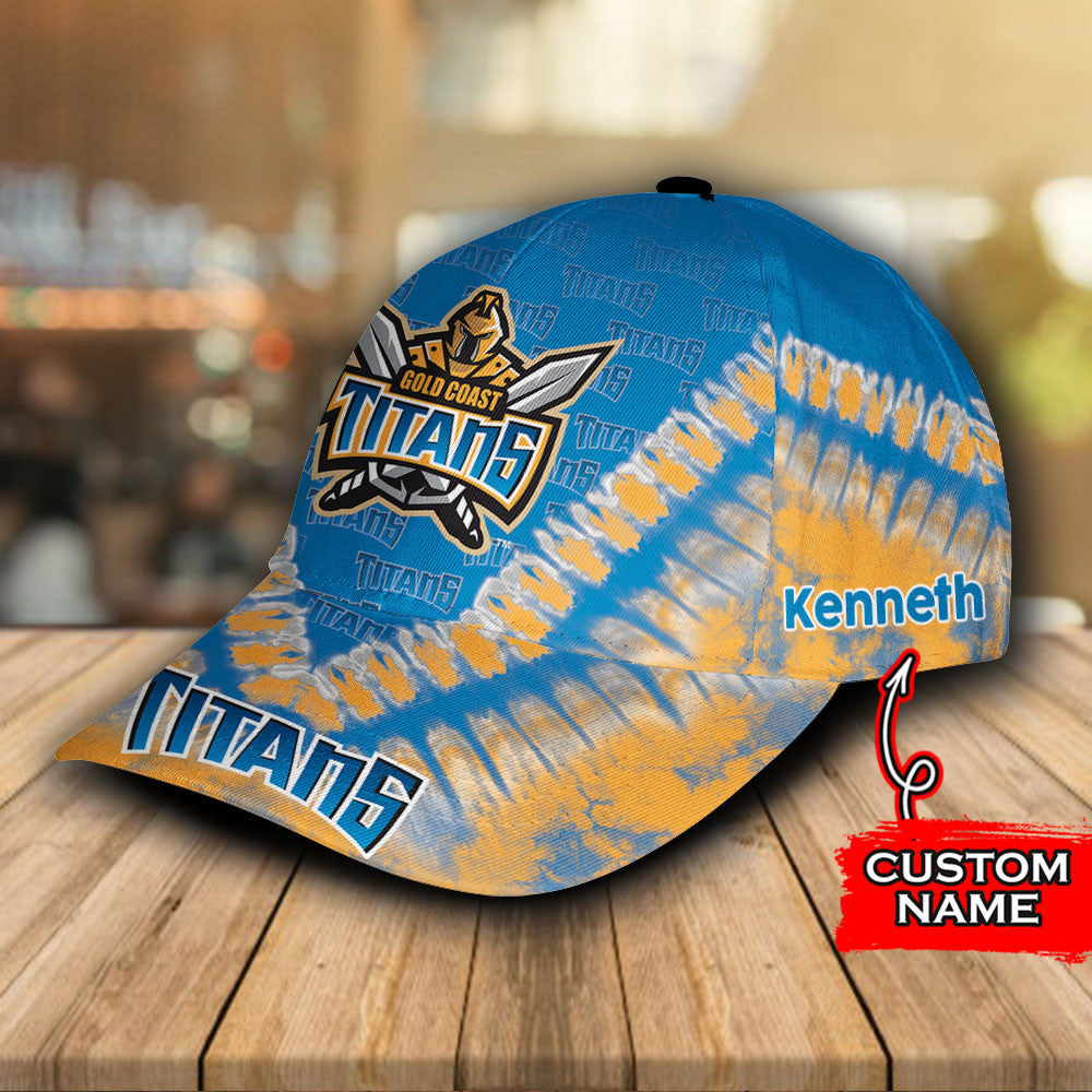 NRL Gold Coast Titans classic Cap Custom Name LT10 - Vibe Hoodie Shop