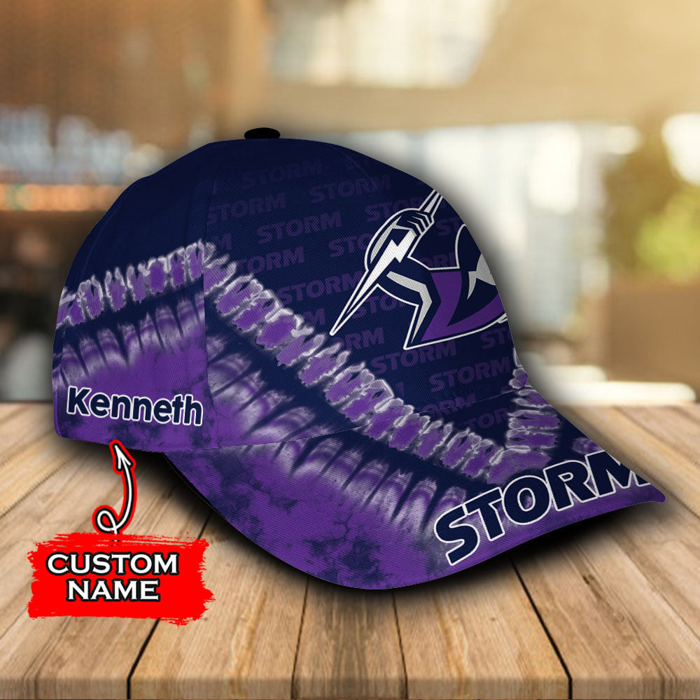 NRL Melbourne Storm classic Cap Custom Name LT10 - Vibe Hoodie Shop