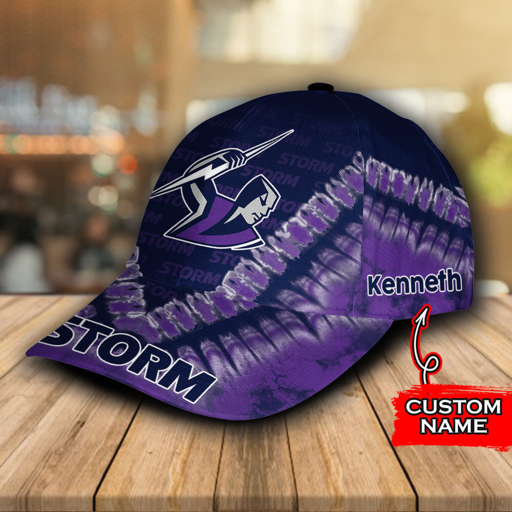 NRL Melbourne Storm classic Cap Custom Name LT10 - Vibe Hoodie Shop