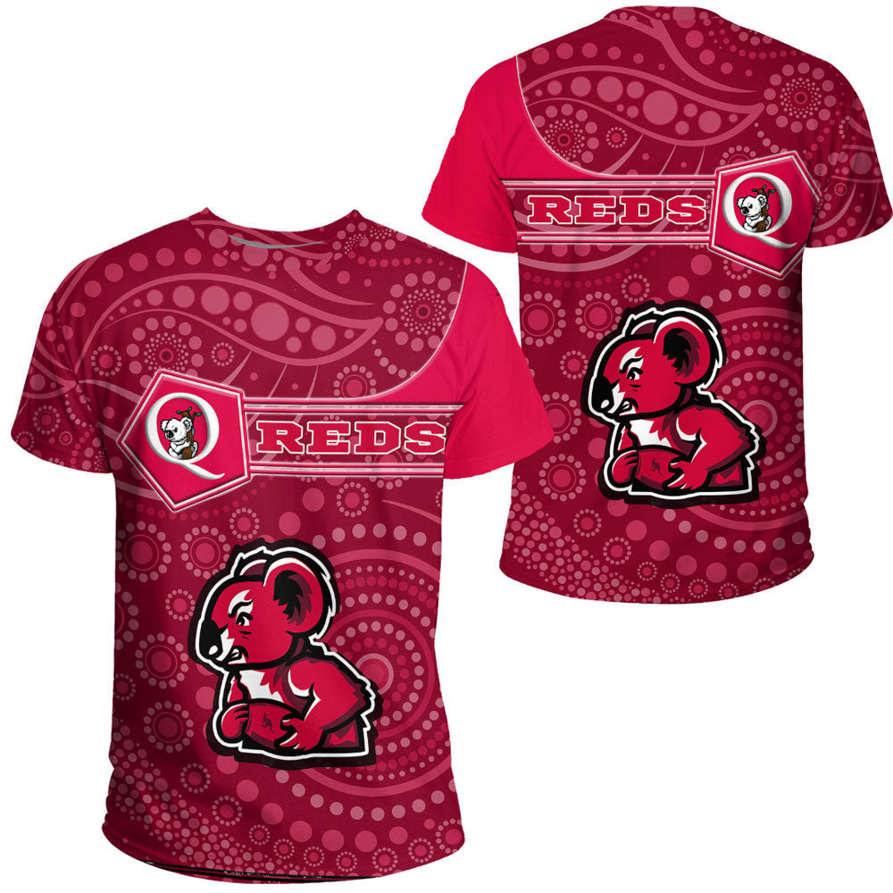 Vibe Hoodie Clothing - Queensland Reds Simple Style T Shirt - Vibe Hoodie Shop