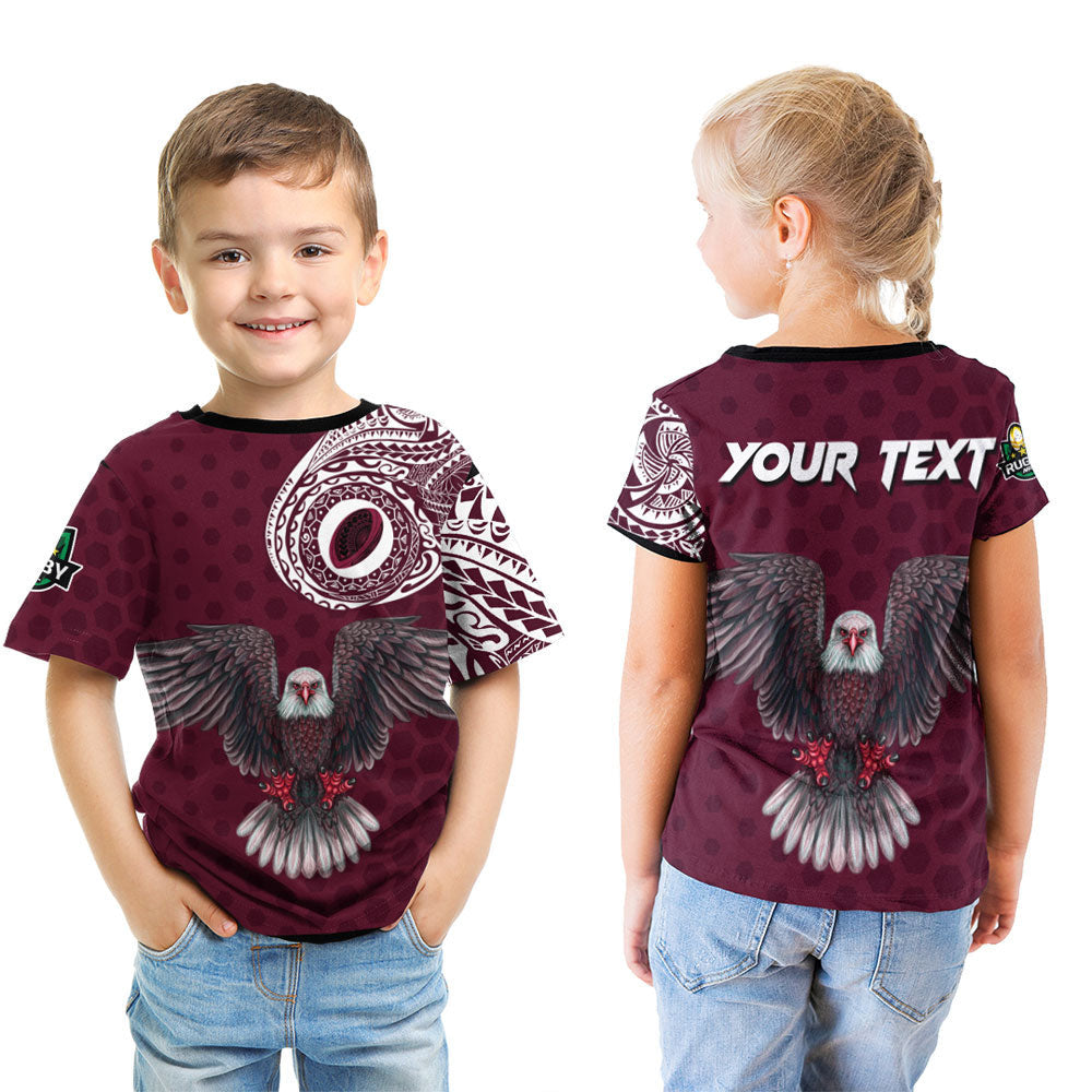 Vibe Hoodie Clothing - (Custom) Manly Warringah Sea Eagles Polynesian Tattoo Style T Shirt - Vibe Hoodie Shop