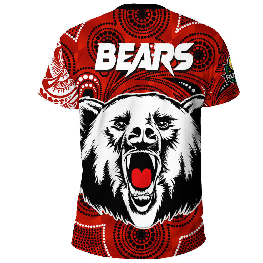 Vibe Hoodie Clothing - North Sydney Bears Polynesian Tattoo Style T Shirt - Vibe Hoodie Shop