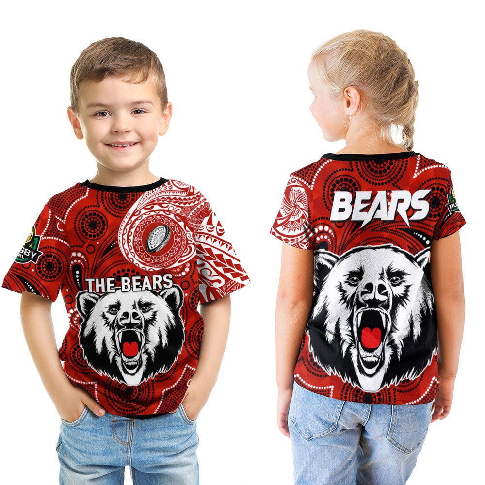 Vibe Hoodie Clothing - North Sydney Bears Polynesian Tattoo Style T Shirt - Vibe Hoodie Shop