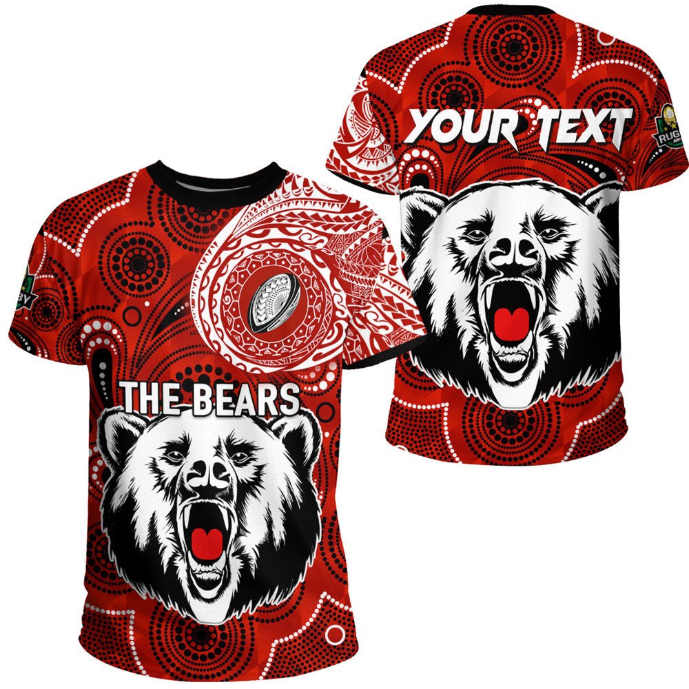 Vibe Hoodie Clothing - (Custom) North Sydney Bears Polynesian Tattoo Style T Shirt - Vibe Hoodie Shop