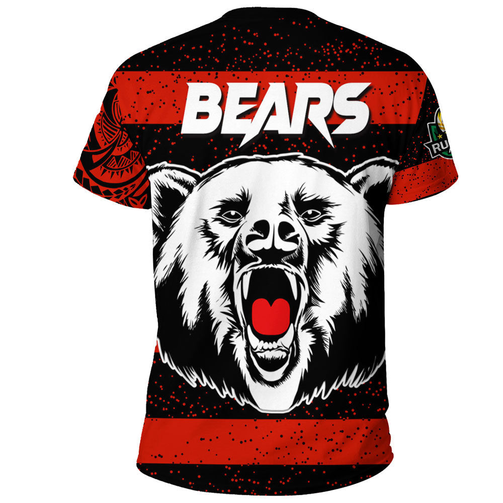 Vibe Hoodie Clothing - North Sydney Bears Special Polynesian Tattoo Style T Shirt - Vibe Hoodie Shop