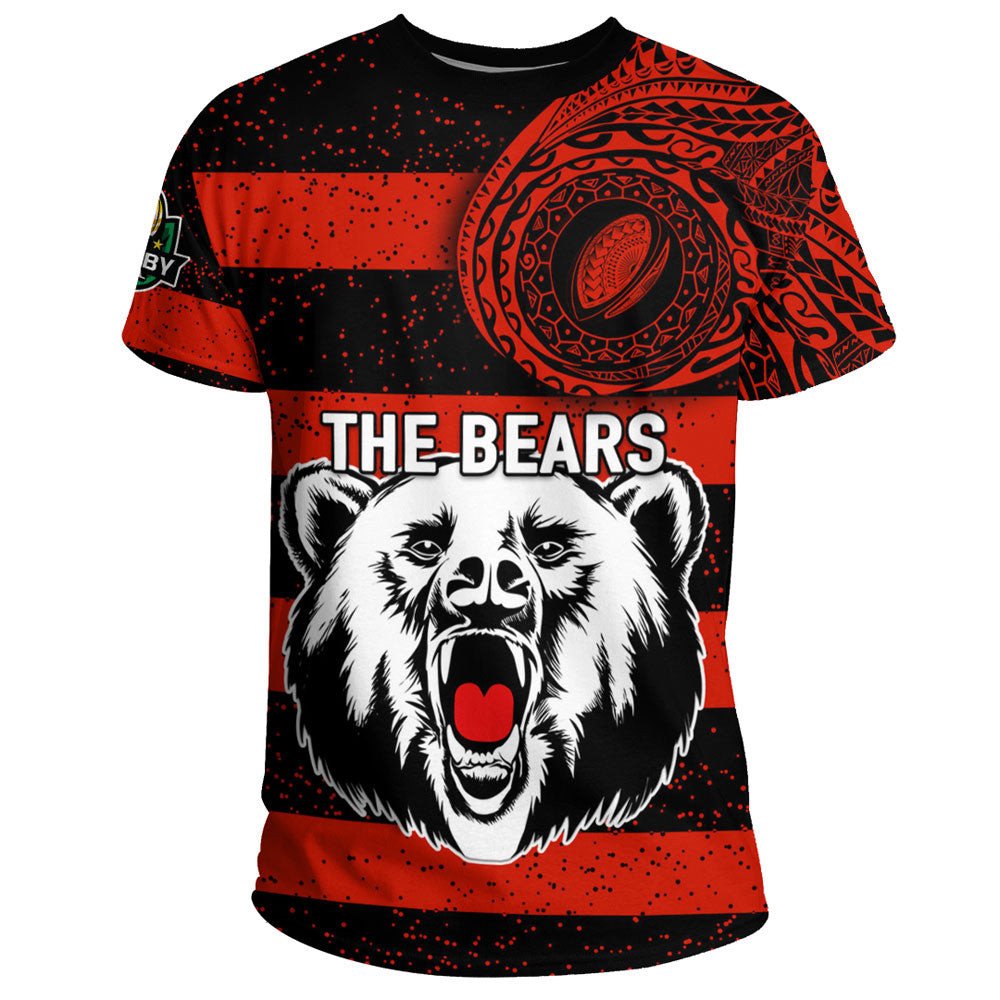 Vibe Hoodie Clothing - North Sydney Bears Special Polynesian Tattoo Style T Shirt - Vibe Hoodie Shop