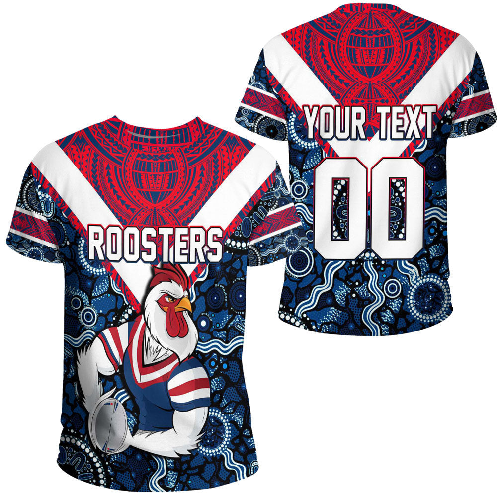 (Custom) Vibe Hoodie Clothing - Sydney Roosters Aboriginal Tattoo T Shirt - Vibe Hoodie Shop