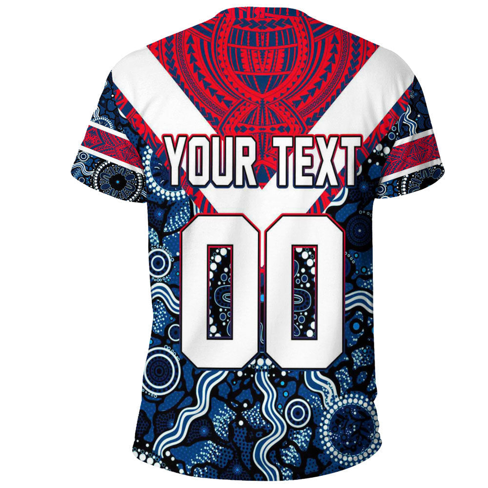 (Custom) Vibe Hoodie Clothing - Sydney Roosters Aboriginal Tattoo T Shirt - Vibe Hoodie Shop