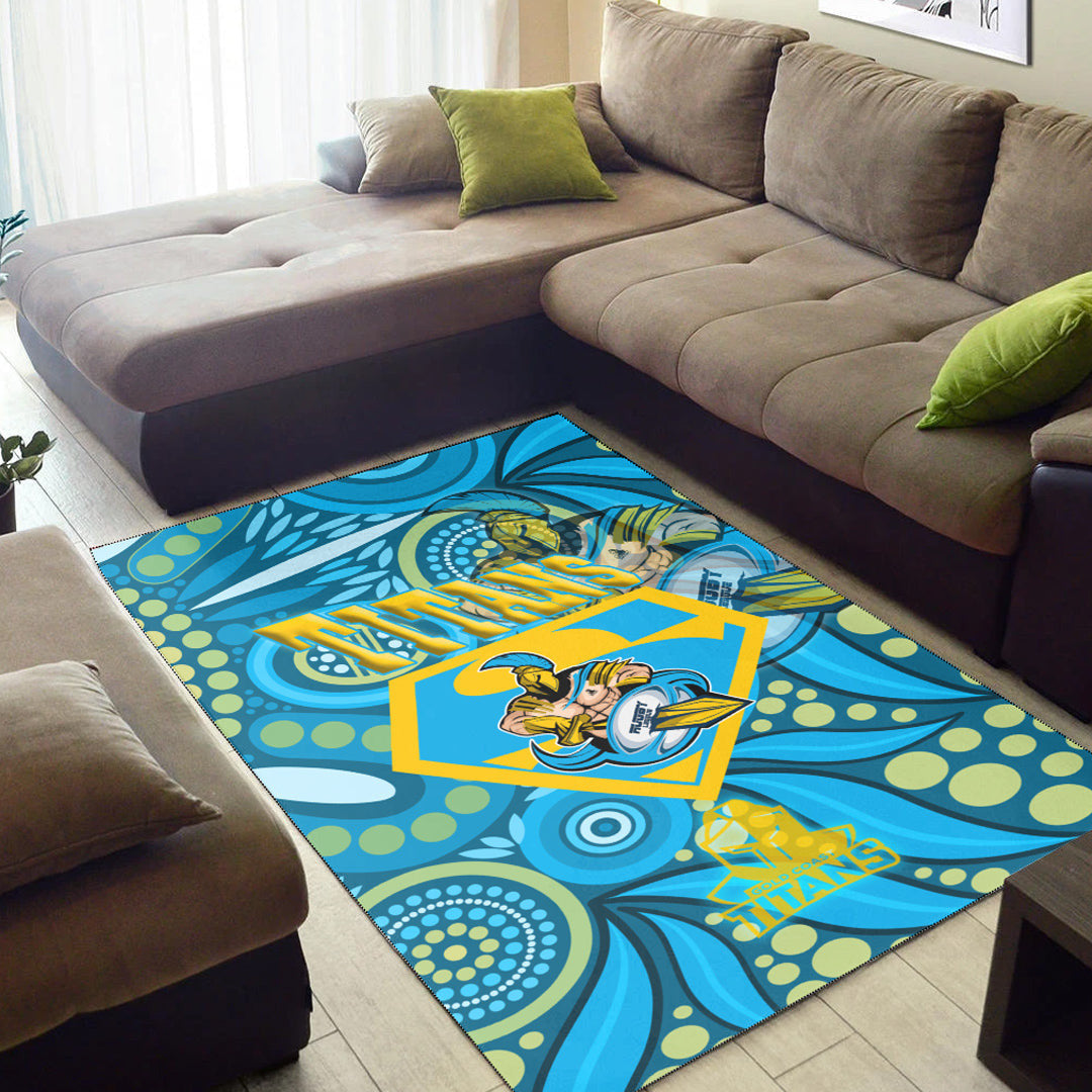 Vibe Hoodie Area Rug - Gold Coats Titans Superman Area Rug - Vibe Hoodie Shop