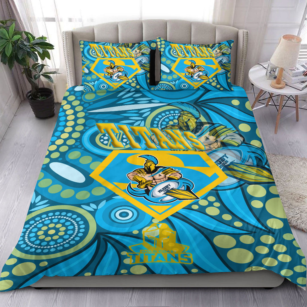 Vibe Hoodie Bedding Set - Gold Coats Titans Superman Bedding Set - Vibe Hoodie Shop